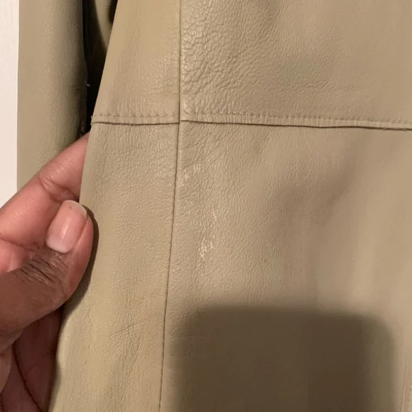Inc tan leather jacket - Picture 13 of 13
